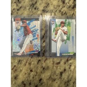 2026 Topps Finest Chase Burns Rookie Mini Diamond Refractor #194 Cincinnati Reds